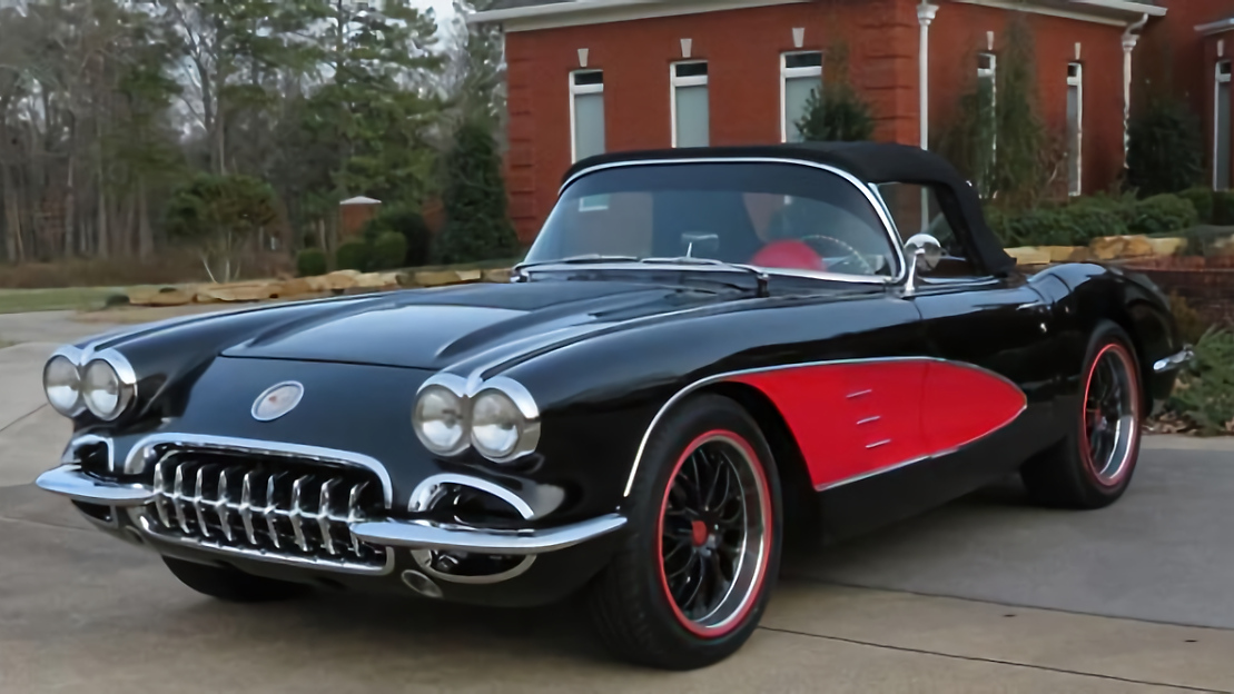 Click to Enlarge-Esc to Close Corvette Generations/C1/C1 1958 Chevrolet Corvette red cove.jpg